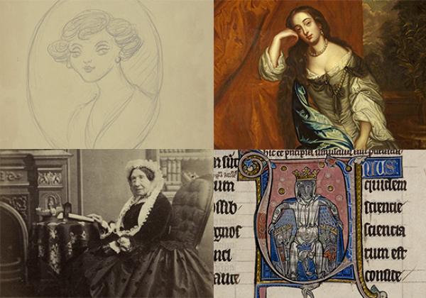 A montage of images of women featured on the 'Merton Women since 1264' page - see individual in-page images for credits and copyright information
