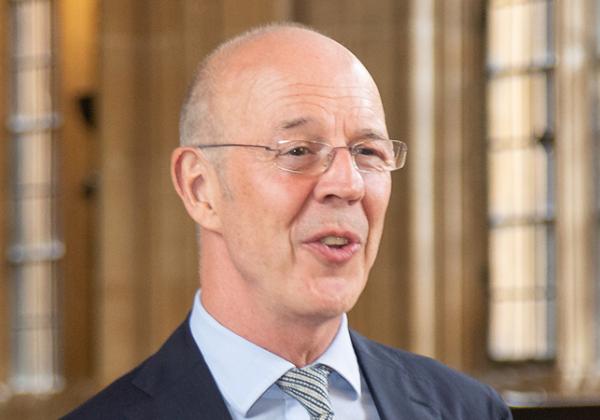 John Booth speaking at an event for benefactors, June 2018 - Photo: © Keith Barnes - www.photographersworkshop.co.uk