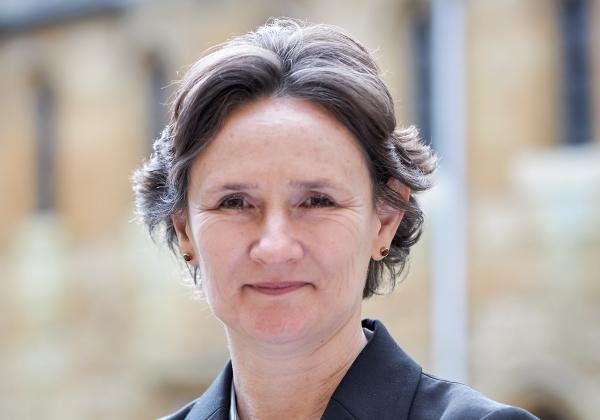 Headshot of Warden Professor Irene Tracey FMedSci CBE