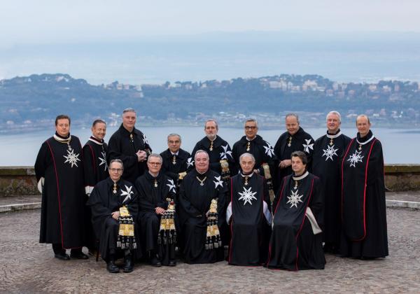 Fra' John Eidinow in the Sovereign Council of the Sovereign Order of Malta