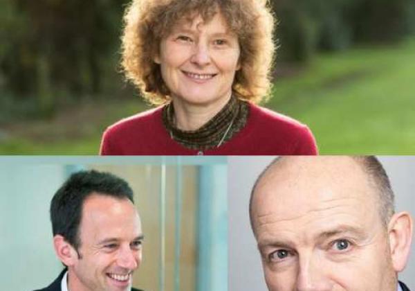 Dame Professor EJ Milner-Gulland, Alex Chisholm and Mark Thompson