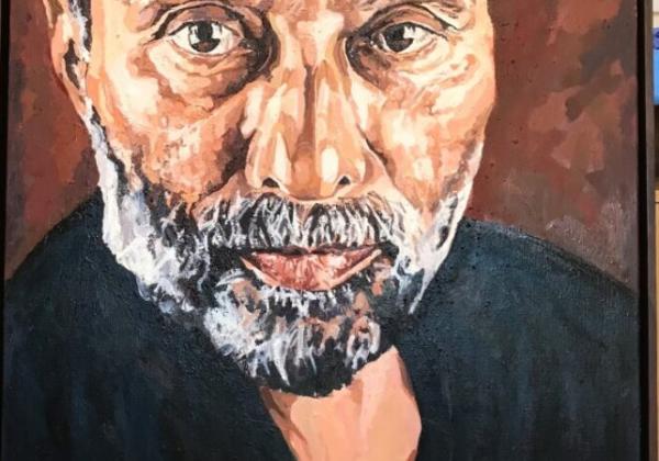 Portrait of Stuart Hall by Claudette Johnson