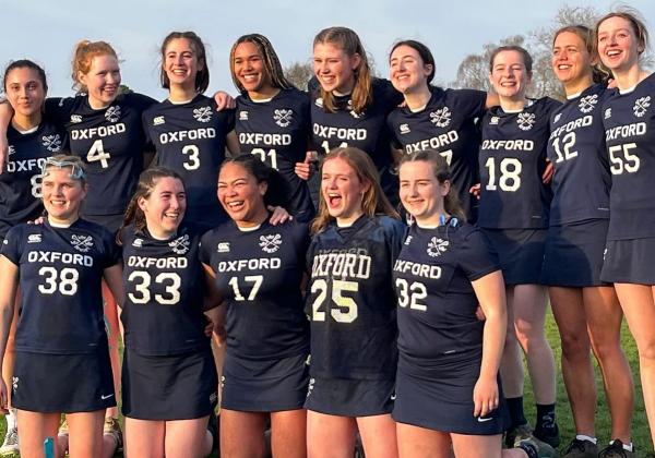 The Oxford Women’s Blues Lacrosse Team