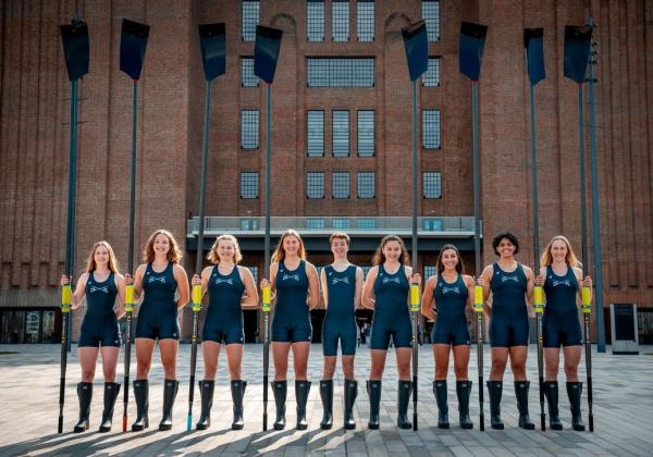 Oxford women's Blue Boat crew