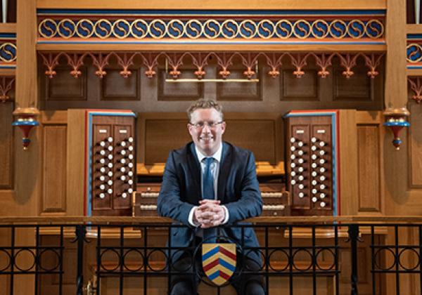 Benjamin Nicholas and the Dobson Organ - Photo: © John Cairns - www.johncairns.co.uk