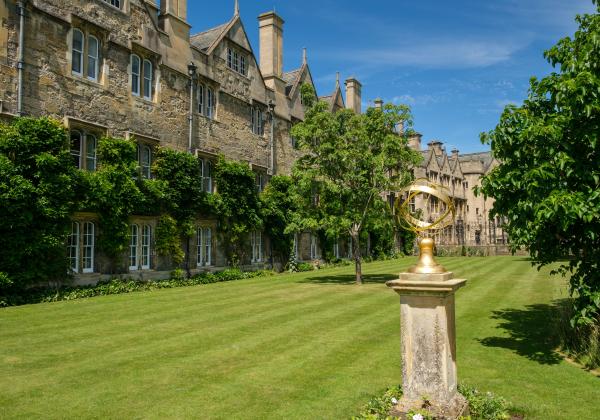 Sundial Lawn, Merton College, Oxford
