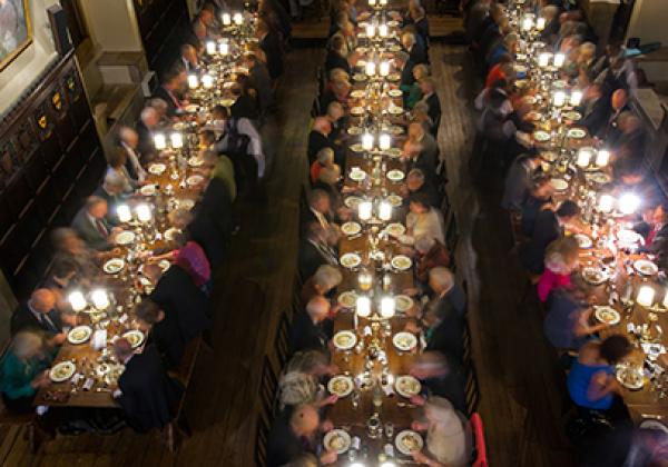 Dining in Hall at the 750th Anniversary Weekend Dinner - Photo: © John Cairns - www.johncairns.co.uk