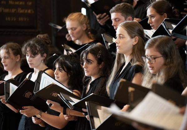 Choir in performance