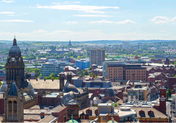 Skyline of Leeds City Skyline of Leeds City