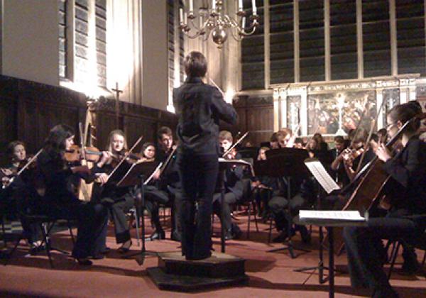 The Fidelio Orchestra, conducted by Cayenna Ponchione, in 2013