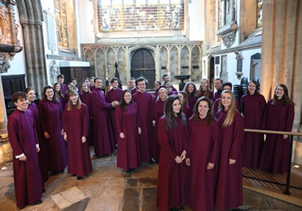 The Choir of Merton College, Oxford, in February 2018 - Photo: © KT Bruce www.ktbrucephotography.com