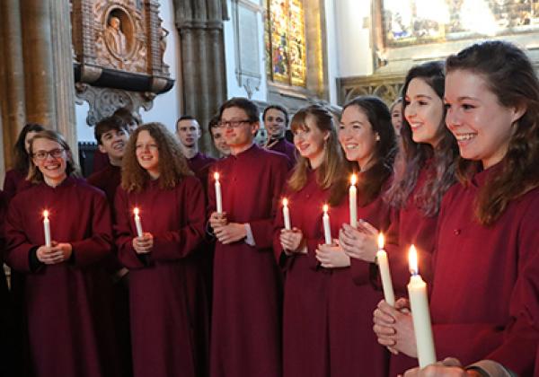 The Choir of Merton College, Oxford, in 2018 - Photo: © KT Bruce www.ktbrucephotography.com