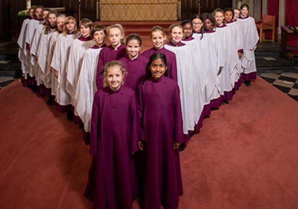 Merton College Girl Choristers in 2019 - Photo: © John Cairns - www.johncairns.co.uk