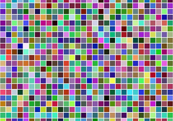 Abstract colourful mosaic