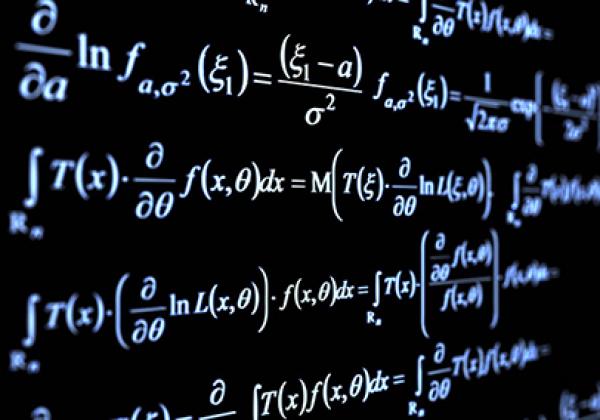 Random mathematical formulæ illustrating the field of pure mathematics