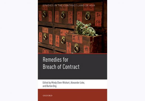 Studies in the Contract Laws of Asia: Remedies for Breach of Contract - cover