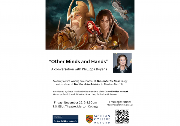 Poster of Other Minds and Hands: A conversation with Philippa Boyens