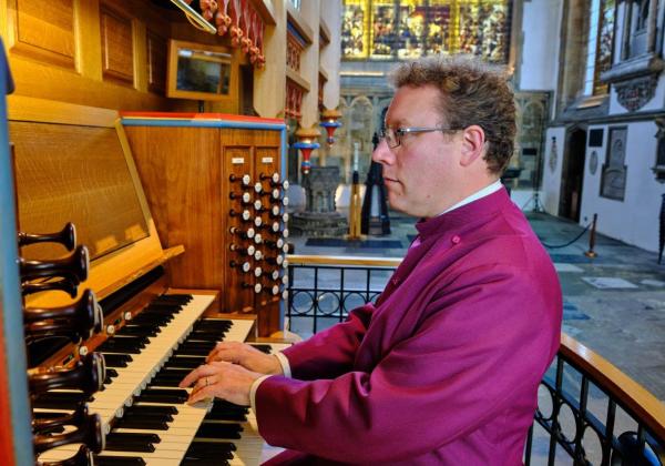 Benjamin Nicholas playing the Dobson Organ