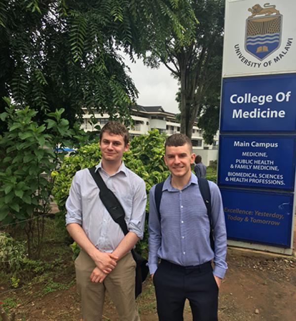 (L-R) Thomas Whitehead and Jonathan Mandolo
