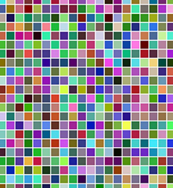 Abstract colourful mosaic