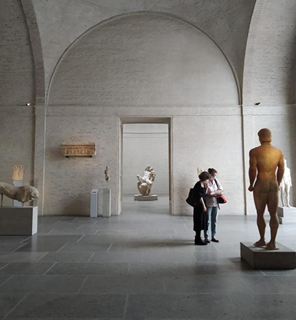 Inside the Glyptothek museum