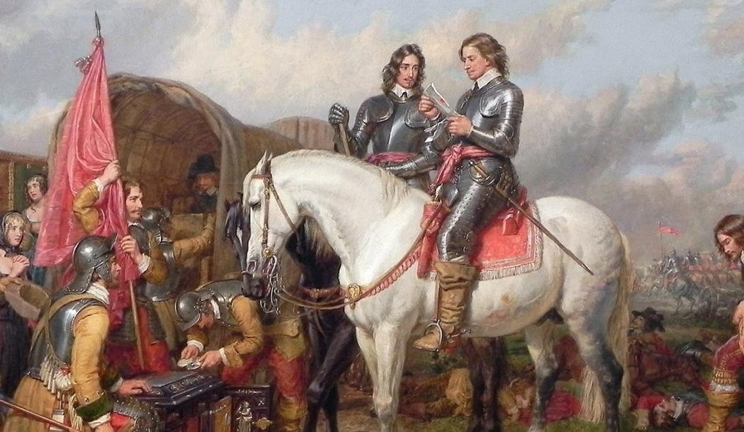 "Cromwell at the Battle of Naseby in 1645" by Charles Landseer, from the collection of the Alte Nationalgalerie, Berlin, used under CC BY-NC-SA license