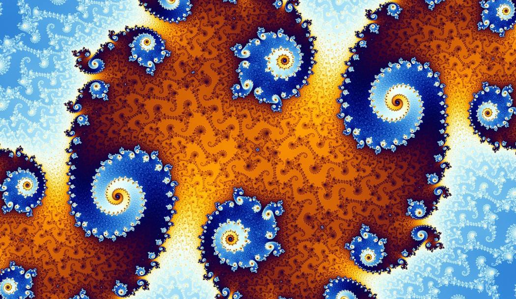 Partial view of a Mandelbrot set, created by Wolfgang Beyer with the program Ultra Fractal 3