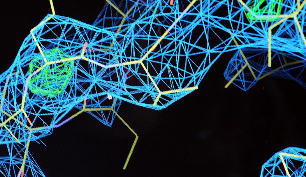 Protein crystals and X-ray beams by Dan Dry/Argonne National Laboratory (www.flickr.com/people/argonne/) used under CC-BY-NC-SA 2.0 license