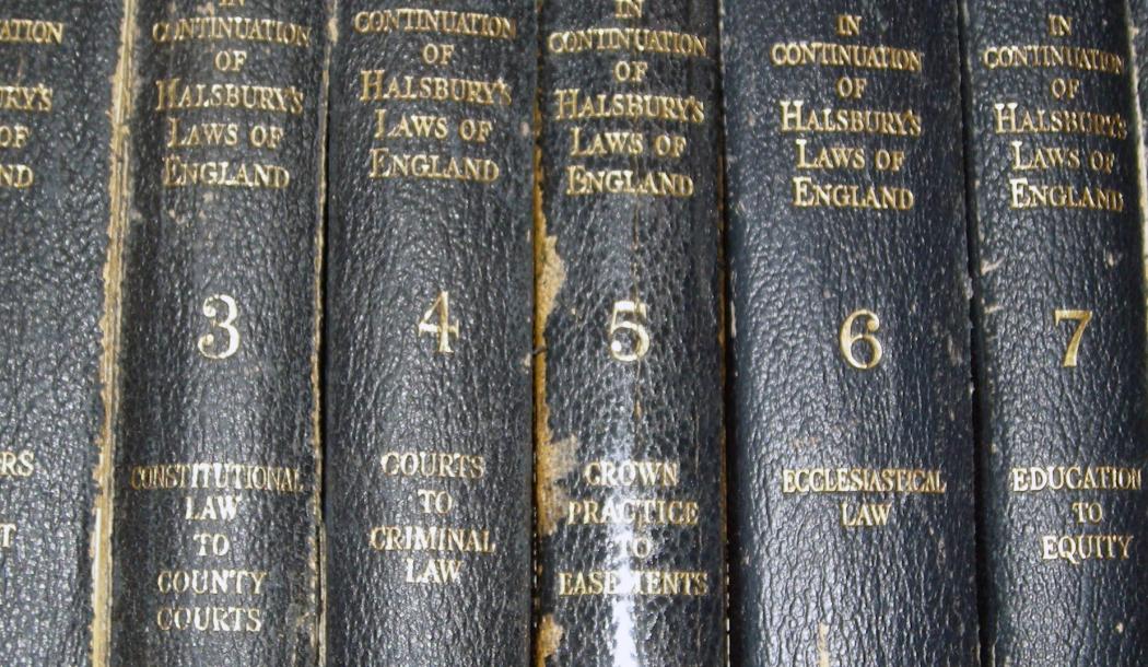 Volumes of The Complete Statutes of England - Photo by Neal Jennings (www.flickr.com/sweetone) used under CC BY-SA 2.0 license