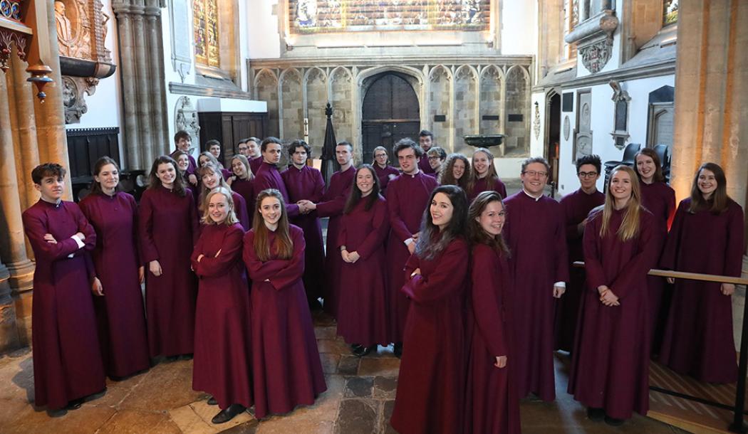The Choir of Merton College, Oxford, in 2018 - Photo: © KT Bruce www.ktbrucephotography.com