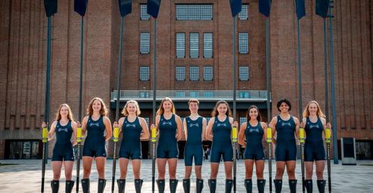 Oxford women's Blue Boat crew