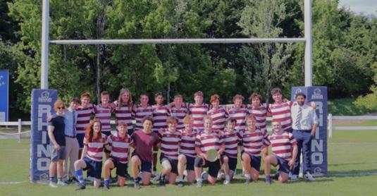 Winning team at Iffley