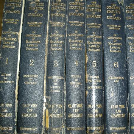 Volumes of The Complete Statutes of England - Photo by Neal Jennings (www.flickr.com/sweetone) used under CC BY-SA 2.0 license Volumes of The Complete Statutes of England - Photo by Neal Jennings (www.flickr.com/sweetone) used under CC BY-SA 2.0 license