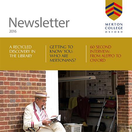 Merton Newsletter 2016 Merton Newsletter 2016
