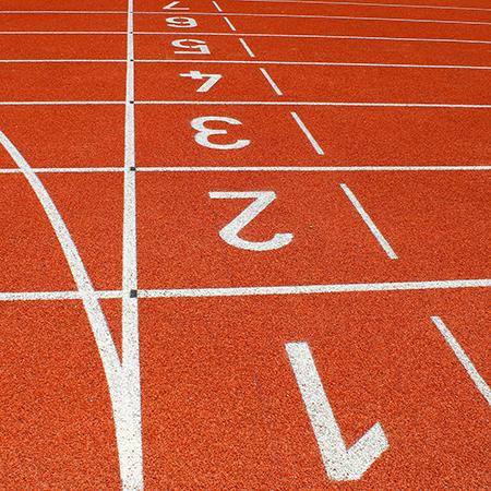 Numbers on a running track - Photo: © Arief Hasan [CC-BY 2.0]