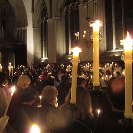 The 2013 Service of Lessons and Carols - photo courtesy Lynn Dobson