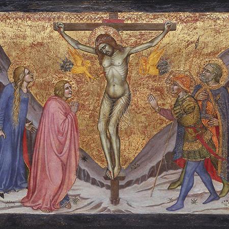 Detail from The Crucifixion, by Andrea di Bartolo, from the collection of the Metropolitan Museum of Art, New York