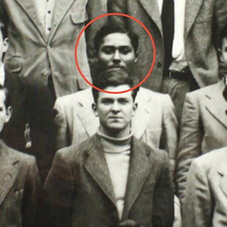 Stuart Hall (circled) at his matriculation in 1951