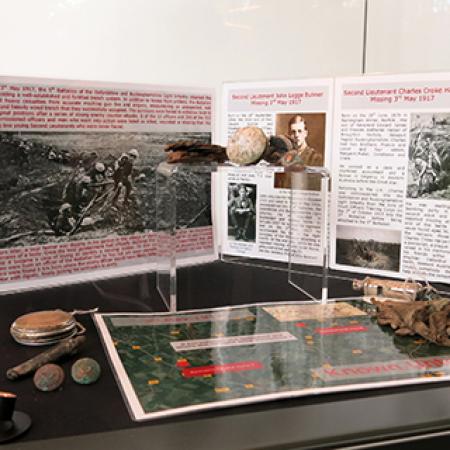 The artefacts on display at the Soldiers of Oxfordshire Museum in Woodstock The artefacts on display at the Soldiers of Oxfordshire Museum in Woodstock