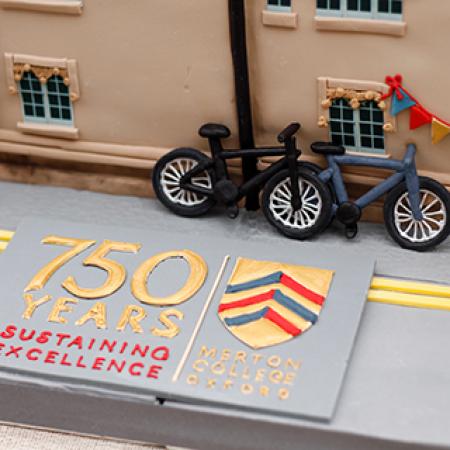 Sustaining Excellence: Merton College's 750th Anniversary Cake