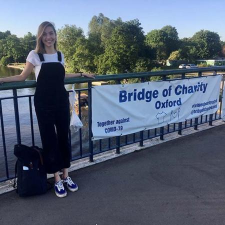 Alexandra Fergen on Donnington Bridge Alexandra Fergen on Donnington Bridge