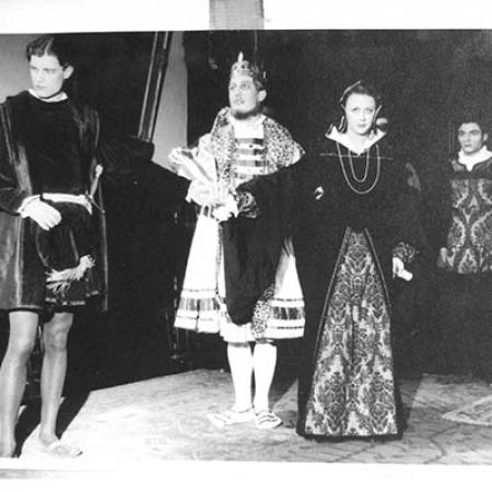 Merton Floats’ production of All’s Well That Ends Well (1954), with Rosalind Hale (née Williams; St Anne’s) as Helena