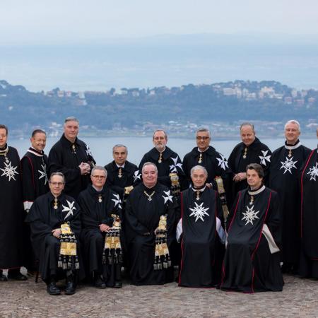 Fra' John Eidinow in the Sovereign Council of the Sovereign Order of Malta