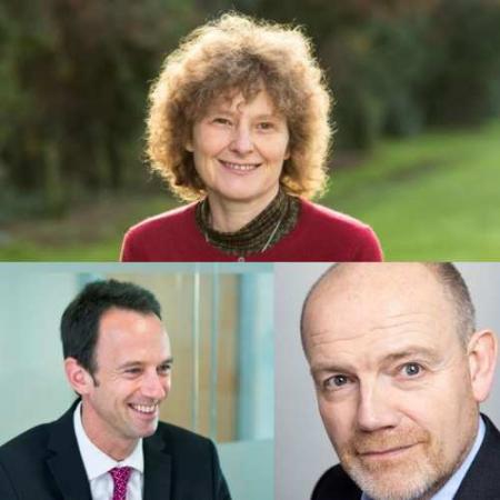 Dame Professor EJ Milner-Gulland, Alex Chisholm and Mark Thompson