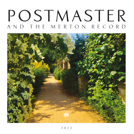 Postmaster and the Merton Record 2023 cover Postmaster and the Merton Record 2023 cover
