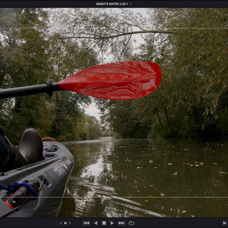 Kayak on River