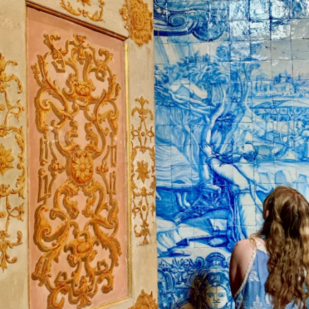 Azulejos (Portuguese tiles) in the National Tile Museum - Photo: ©Rachael Fraser Azulejos (Portuguese tiles) in the National Tile Museum - Photo: ©Rachael Fraser
