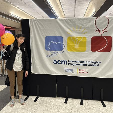 Merton third-year Mathematics & Computer Science student, Ip Tsz Oi, participated in the United Kingdom and Ireland Programming Contest