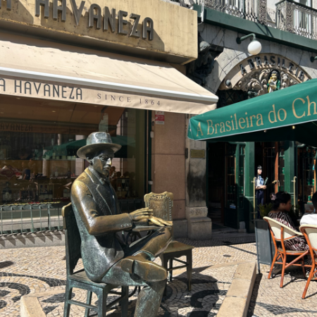 Statue of Fernando Pessoa - Photo: ©Rachael Fraser Statue of Fernando Pessoa - Photo: ©Rachael Fraser