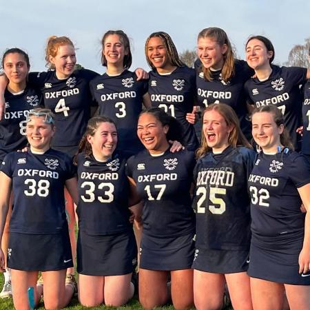 The Oxford Women’s Blues Lacrosse Team The Oxford Women’s Blues Lacrosse Team